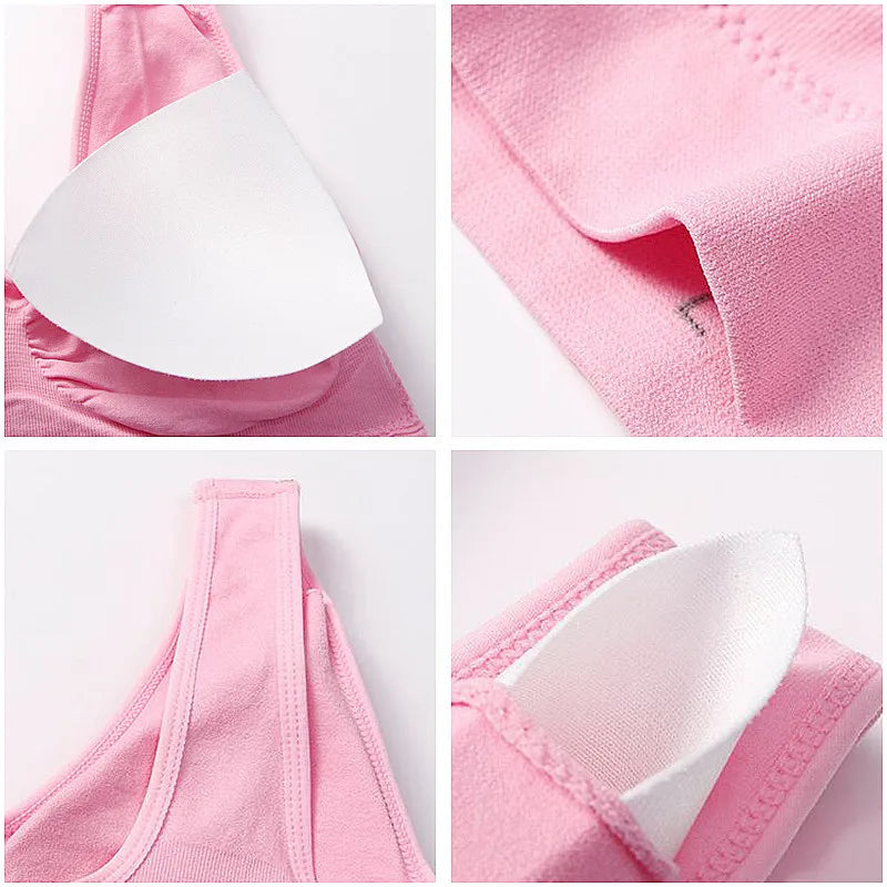 Queenral Nahtloser Gepolsterter BH für Damen – Plus Size 5XL & 6XL, Komfortabel & Vollständig Abgedeckt