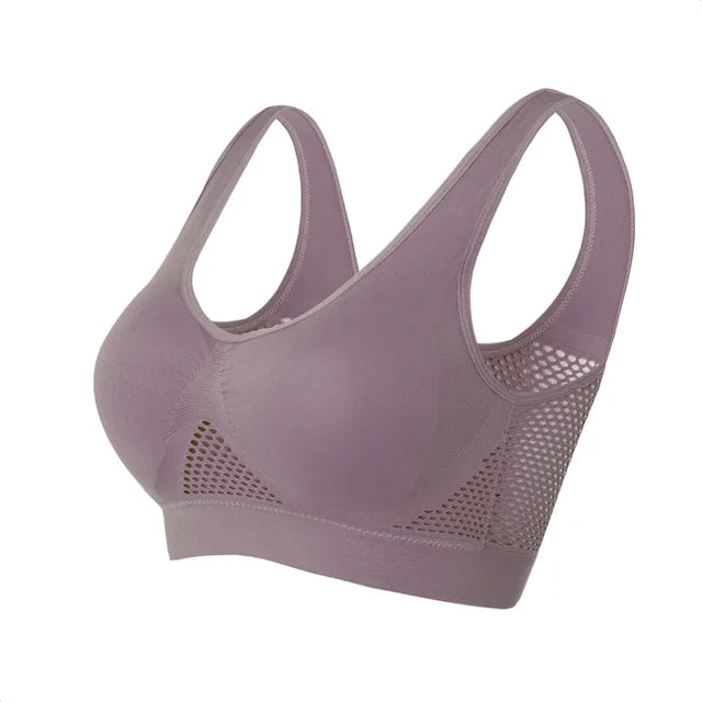 Nahtloser Plus-Size Sport-BH Damen – Kabellos, Atmungsaktiv, Stoßfest für Yoga & Fitness bis 6XL