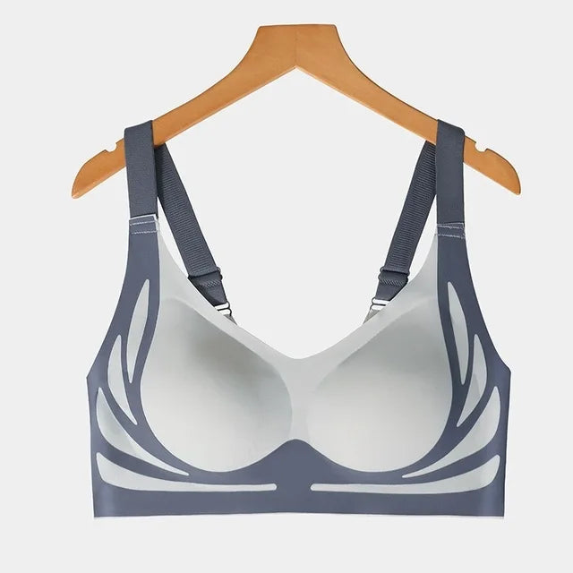 Nahtloser Push-Up BH für Damen – Kabellos, Verstellbar, Weich, Vollständige Abdeckung & Anti-Sagging