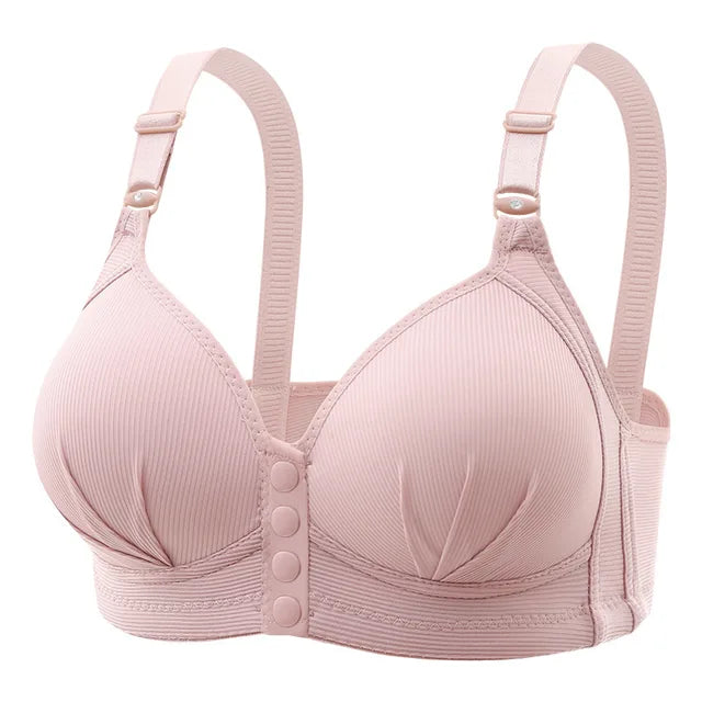 ✨Atmungsaktiver Baumwoll-BH mit Knopfleiste vorne ✨KAUFEN SIE 2 KOSTENLOS 1
