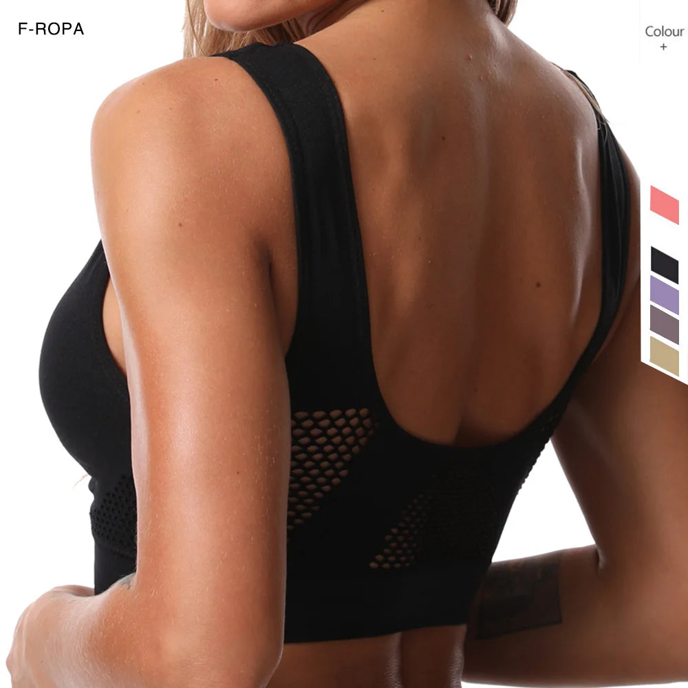 Nahtloser Plus-Size Sport-BH Damen – Kabellos, Atmungsaktiv, Stoßfest für Yoga & Fitness bis 6XL