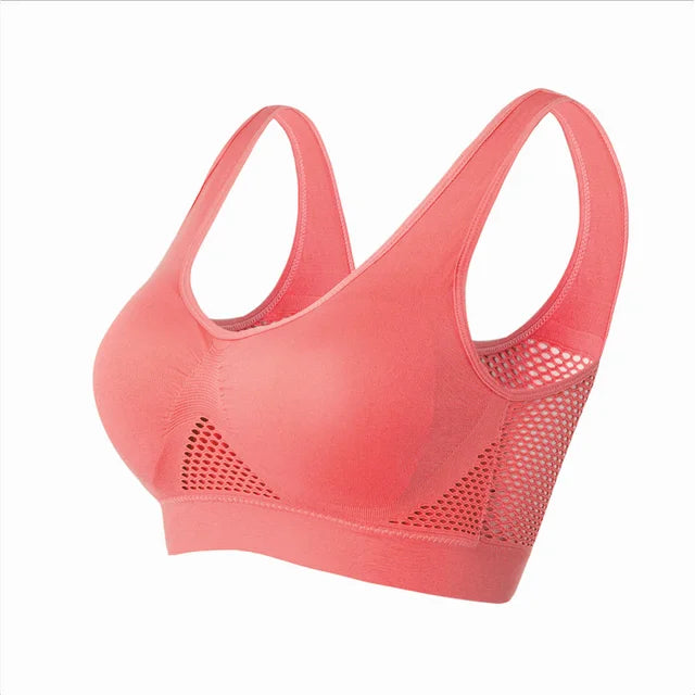 Nahtloser Plus-Size Sport-BH Damen – Kabellos, Atmungsaktiv, Stoßfest für Yoga & Fitness bis 6XL