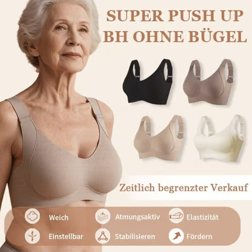 Atmungsaktiver Baumwoll-BH mit Knopfleiste vorne ✨KAUFEN SIE 2 KOSTENLOS 1+ Geschenke