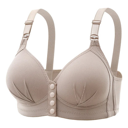 ✨Atmungsaktiver Baumwoll-BH mit Knopfleiste vorne ✨KAUFEN SIE 2 KOSTENLOS 1