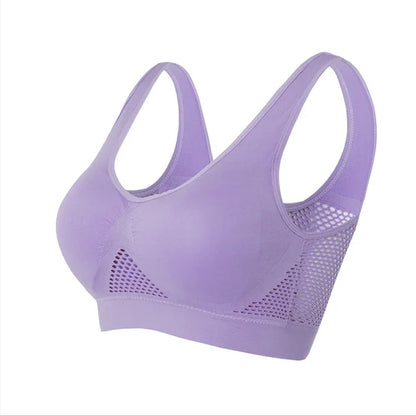 Nahtloser Plus-Size Sport-BH Damen – Kabellos, Atmungsaktiv, Stoßfest für Yoga & Fitness bis 6XL