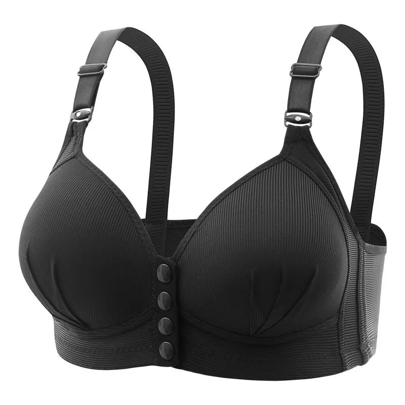 ✨Atmungsaktiver Baumwoll-BH mit Knopfleiste vorne ✨KAUFEN SIE 2 KOSTENLOS 1