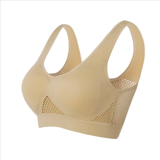 Nahtloser Plus-Size Sport-BH Damen – Kabellos, Atmungsaktiv, Stoßfest für Yoga & Fitness bis 6XL