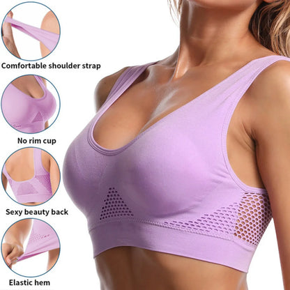 Nahtloser Plus-Size Sport-BH Damen – Kabellos, Atmungsaktiv, Stoßfest für Yoga & Fitness bis 6XL