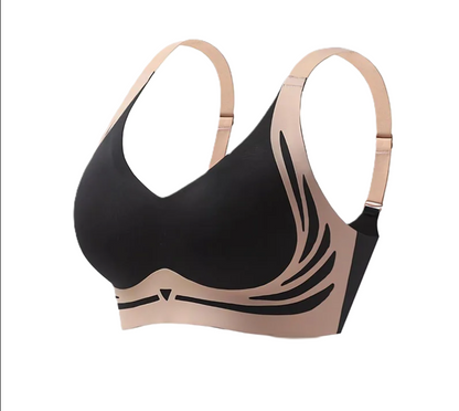 Nahtloser Push-Up BH für Damen – Kabellos, Verstellbar, Weich, Vollständige Abdeckung & Anti-Sagging