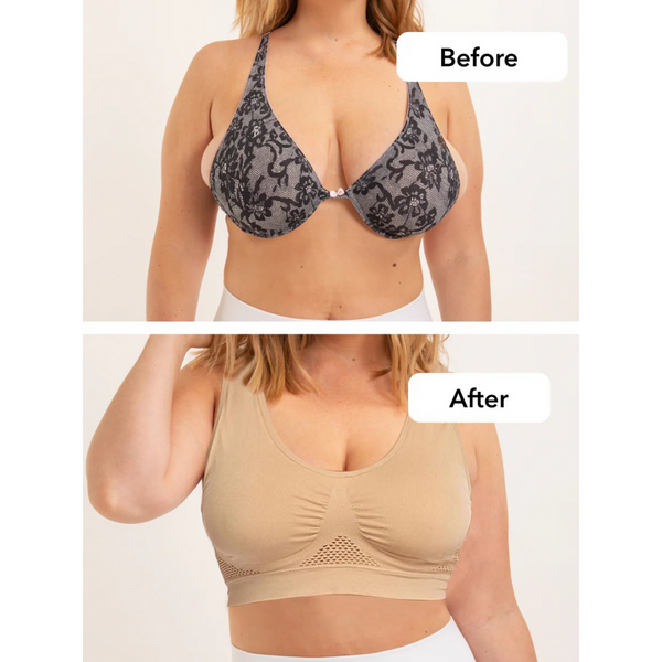 Nahtloser Plus-Size Sport-BH Damen – Kabellos, Atmungsaktiv, Stoßfest für Yoga & Fitness bis 6XL